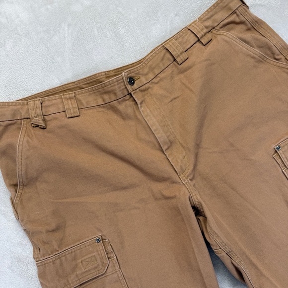 Duluth Trading Shorts Men's 48 Flex Fire Hose Cargo Canvas Workwear 12" Inseam - Picture 1 of 14